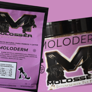 MOLODERM- SUPLEMENTO NATURAL DERMATOLÓGICO PARA PERROS Y GATOS