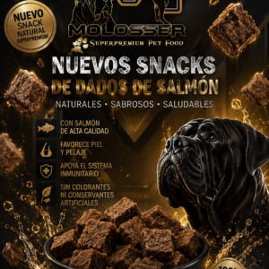 Dados de Carne de Salmón